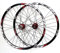 HJRD Fahrrad Laufrad 26/27.5/29in Zum MTB Aluminiumlegierung Doppelwandig Felgen Scheibenbremse 7-11 Fach Kassette Dichtlager Schnellspanner 32H，Color : Red(29)