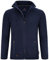 Northster Giacca in pile da uomo – Morbida e calda giacca in pile da uomo – Giacca in pile da uomo – regola l'umidità, materiale in micropile per un comfort ottimale, blu navy, XL