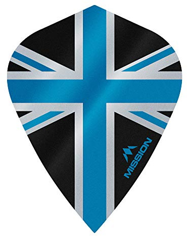 Mission Alliance 100 Black & Blue Kite - Dart Flights