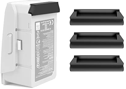 Fututech 3 Stück Batteriedeckel aus Silikon für DJI Air 2S Mavic Air 2 Stöpsel gegen Staubschutz, Kurzschluss, Schutzhülle für Drohne, antistatisch, Antioxidantien