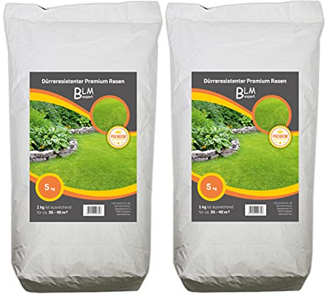 Rasensamen Premium Dürreresistenter Rasen Grassamen Rasensaat Grassaat Rasen 10 kg