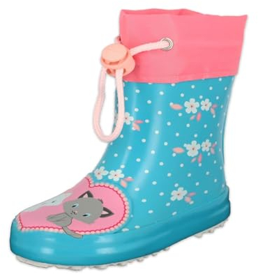 Beck Kätzchen-4011, Stivali in Gomma, Turchese, 28 EU