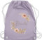 Shirtracer Turnbeutel Rucksack - JGA Junggesellenabschied Frauen - Bride Braut Boho - Unisize - Pastell Lila - brautbeutel brauttaschen bachelorette party stoffrucksack junggesellinnenabschied outfit