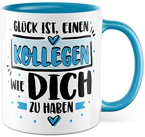 Kollegen Tasse mit Spruch Kaffeetasse Kollege Kaffee-Becher Arbeitskollege Männer Geschenk Freund Geschenkidee Lieblingskollege Geburtstag Dankeschön Büro