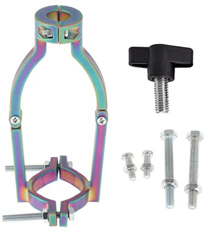 Ronyme Square Hole Drill Bit Adapter Bracket, Stainless Steel, Mortising Attachment, Sturdy for Drill Machines Bench Drill or Hand Drill, with Complete Accessories
