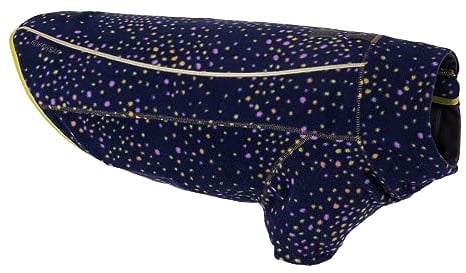 RUFFWEAR Climate Changer Fleece Dog Jacket, Extra Small Dog Coat with Zip, Premium Quality Warm Dog Vest for Pet Dog Walking & Outdoor Trail Running, Dog Accessories for All Seasons, XS, Galaxy