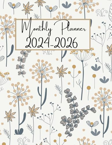 2024-2026 Monthly Planner 3 Years: 36 Months January 2024 to December 2026 Calendar Agenda Organizer Schedule and Appointment Notebook.Large Size ... Federal Holidays and Inspirational Quotes
