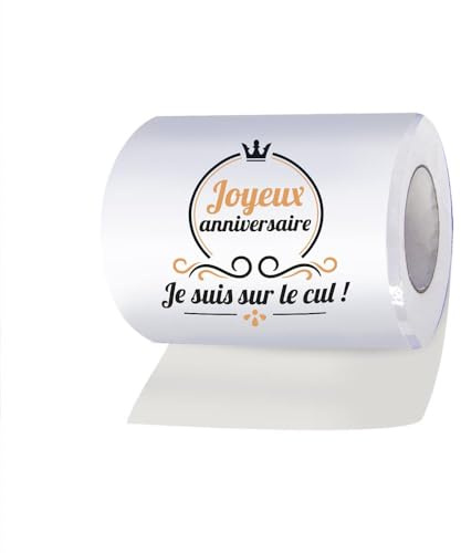 Papier wc joyeux anniversaire