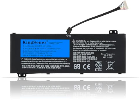 KingSener AP18E8M Laptop Akku für Acer Predator Helios 300 PH315-52 PH315-53 PT315-51 Aspire 7 A715-74G Nitro 5 AN515-54 AN515-55 AN515-43 AN515-44 AN515-45 Nitro 7 AN715-51 15.4V 3733mAh/57.48WH