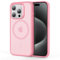 ESR for iPhone 15 Pro Case, Compatible with MagSafe, Military-Grade Protection, Yellowing Resistant, Scratch-Resistant Back, Magnetic Phone Case for iPhone 15 Pro, Classic Series, Pink