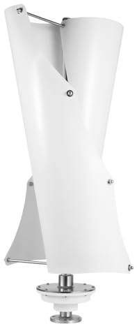 Vertikale Windkraft Windgenerator, 400W 12V Vertikale Windgenerator mit Magnetschwebebahn Generator +Laderegler, Windkraftanlage Komplettset, IP65