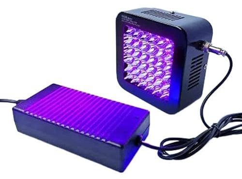 Farbhärtungslicht, 400 W, LED-UV-Gel-Härtungslampe, Ultraviolettlichthärtung, Öldruckmaschine, Glastintenfarbe, Siebdruck, 3D-Drucker, 365 nm, 395 nm, 405 nm (Größe: 1, Farbe: 395 nm)