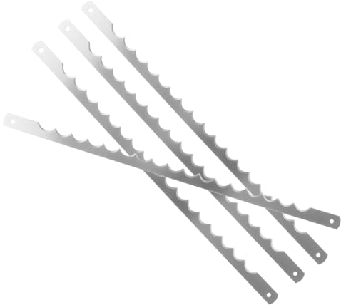 WOONEKY 4-teiliges Gezacktes Brotschneideset Ersatz Für Toastmaschinen Brotschneider Für Kuchen Gezackte Brotschleife