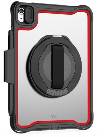Tech21 EvoMax for iPad 10th / 11th Gen - 11 - Rugged Military-Grade Protection - Handstrap - 360 Integrated Kickstand - Black