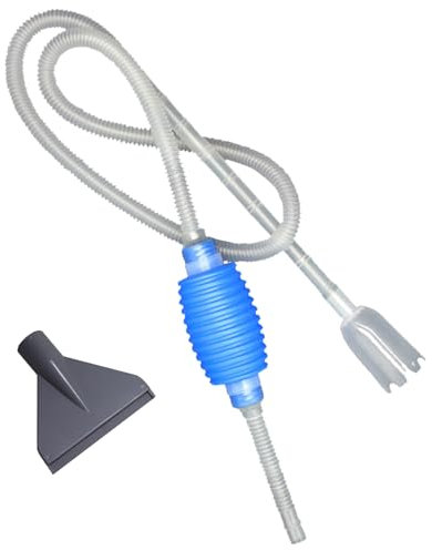 Aquarium Siphon Gravier Cleaner,Aquarium Changeur D'eau Aspirateur Siphon Kit,Aquarium Changeur D'eau,Aspirateur Aquarium Avec Siphon,Pompe à Siphon Pour Aspirateur Pour Aquarium,1,4 Mètres Bleu