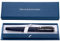 Manor & Hawthorne Personalised Fountain Pen - Engraving Available in Black, Red, Blue, and Green - Gift-Boxed Writing - Black & Blue ink & Converter (Black with Black Cap (Personalised))