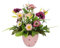 Flair Flower Kunstblumen Stiefmütterchen Margeriten im Topf Ei 22cm Ostergesteck Osterdeko Oster-Ei Tischdeko Deko Ostern Künstlich Frühlingsblume Unechte Blumen Frühjahrsdeko Mini Blumen, rosa