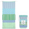 Dock & Bay Beach Towel - Quick Dry, Sand Free - Compact, Lightweight - 100% Recycled - Includes Bag - Blueberry Spritz, Extra Large (200x90cm, 78x35)
