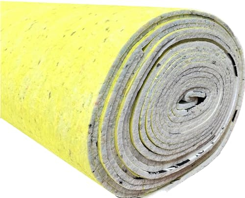 IMPERIAL STUDIOS Teppichunterlage Rolle | 7 mm PU-Schaumunterlage - Komfort, Wärme & Geräuschreduzierung | 7,5 m² Abdeckung | rutschfester Greifer | schmutzabweisend | weiche Unterlage für