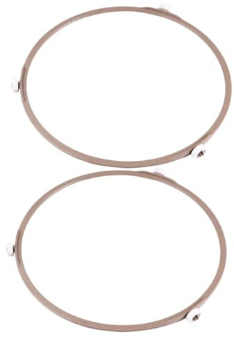 CHICAMPERA 2pcs Microwave Plate Replacement Wheel Plastic Turntable Holder for Microwave Oven
