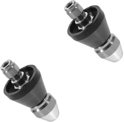 UPKOCH 2pcs Stainless Steel Pressure Washer Nozzle Kitchen Sink Tap Sprayer Attachment High-pressure Cleaning Nozzle