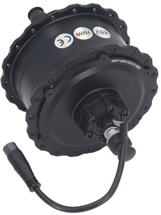 Alomejor Aluminiumlegierung 48 V 750W Elektrofahrrad Hecknabenmotor mit 46 Magnetischen Stahlstangen, Geeignet für Bergfahrräder, Einfache Wartung