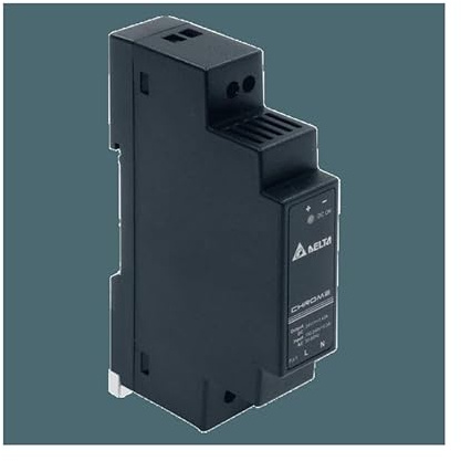 CRD – Delta chrom Profi-Schiene DIN DIN-Schiene Netzteil Trafo 24 V DC, 0.42 A, 10 W, Netzteil Spannung konstant
