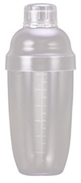 UEETEK PC Resina cóctel Shaker Milk Tea Shaker Maker Mezcla Mezcla Beber Bebida Bartender Herramienta 700cc