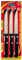 de luca coltellerie Confezione 6 COLTELLI Bistecca Nero, Acciaio Inossidabile, Multicolor, One Size