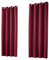 heimtexland ® 1 Paar Thermo- Verdunklungsgardinen Ösenschal Vorhänge Verdunkelnd Isolierend Blickdicht Verdunkelungsvorhänge HxB 160x135 Bordeaux Rot Typ139
