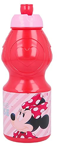 ALMACENESADAN 2082, Botella sport Twister Minnie electric doll; capacidad 390 ml; producto de plástico; No BPA.