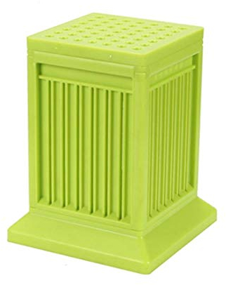 Leikance Barbecue Kebab Maker, Portable Meat Skewer Tool - Set of 49, Plastic, Green|Grey
