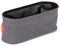 Diono Buggy Buddy Universal-Kinderwagen-Organizer mit Getränkehaltern, sicherer Befestigung, Reißverschlusstaschen, sicher und sicher, Grau