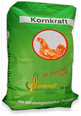 Kornkraft Legehennenfutter-pell.-25 kg, Alleinfuttermittel Legekorn Geflügel Hühner Futter