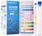 Funsw 7-in-1-Aquarium-Teststreifen, Süßwasser-Master-Set, Wassertest-Set für Teich und Aquarium, Nitrit, allgemeine Härte, freies Chlor, pH-Wert, Karbonat, 100 Stück