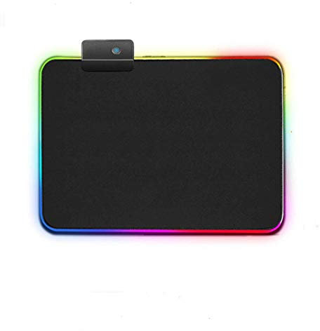 N-B Gaming Mouse Pad LED Backlight Computer Mouse Pad Wireless Charger Large Mouse Carpet Suitable For Keyboard Desk Mat