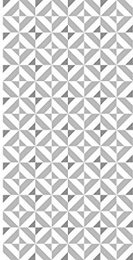 Oedim Mosaik-Teppich, Grau, Fliesenoptik für Zimmer, PVC, 80 x 40 cm, PVC-Teppich, Vinyl-Boden, Dekoration für Zuhause, Bodenschutz.