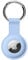 COLORCORAL AirTag Holder Case- Silicone Case for AirTag Keyring for Keys, Bags, Luggage, Pet Collars - Anti-Lost and Scratch-Resistant Design for Apple Air Tags 2021(lightblue)