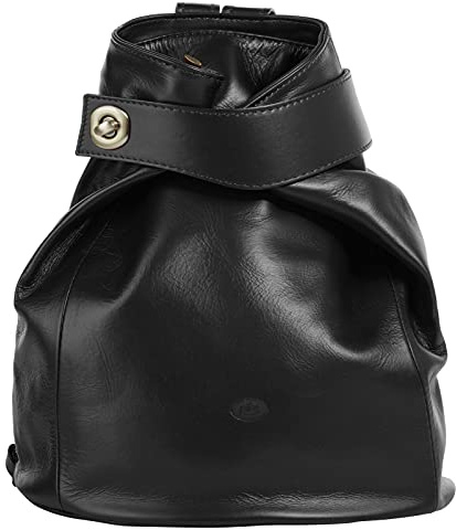 piké Cityrucksack Echt Leder Damen Made in Italy | eleganter Daypack | leichter Damenrucksack mit Handyfach
