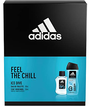 adidas Ice Dive Geschenkset Eau de Toilette 100 ml + Duschgel 250 ml