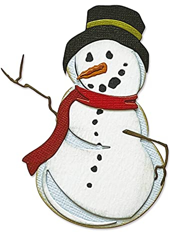 Sizzix Set by Thinlits Stanzschablonen 9PK Mr. Frost von Tim Holtz, 665581, Kunststoff Papier, Multicolor, One Size