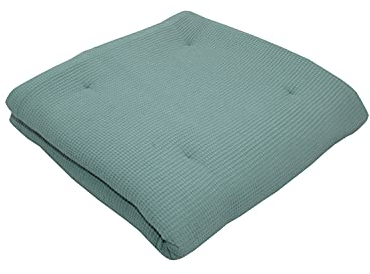 ULLENBOOM ® Baby Krabbeldecke 140x140 cm gepolstert in Salbeigrün (Made in EU) - Krabbeldecke für Baby mit 100% ÖkoTex Baumwolle, ideal als Babydecke, Laufgittereinlage & Spieldecke