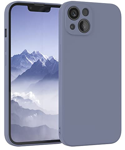 EAZY CASE - Silikonhülle für iPhone 13 Hülle Silikon Case Blau weich stoßfeste Handyhülle iPhone 13 Schutzhülle mit Kameraschutz Dünn Premium Schutz Cover TPU Phone Bumper in Eisblau