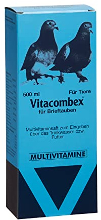 Quiko Vitacombex Bt 500ml Succo multivitaminico per piccioni da corsa Per un apporto vitaminico ottimale