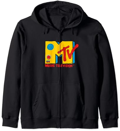 MTV Logo Retro-Boombox Kapuzenjacke