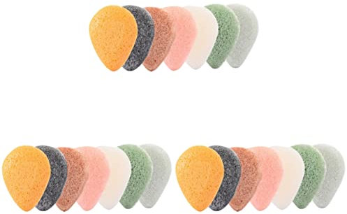 Beaupretty 21 Stk Peeling-gesichts-luffa Gesichtsschwammbürste Peeling-pad Für Das Gesicht Luffa-hautpeeling Gesichtsreinigungswäscher Scrubber Für Die Gesichtsreinigung Make-up-tools