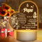 Winzwon Vatertagsgeschenk für Papa, Vatertagsgeschenke, Geschenk Vatertag, Geschenke für Papa, Geburtstagsgeschenke für Papa, Weihnachtsgeschenke für Papa, LED-Lampe Nachtlicht personalisiert