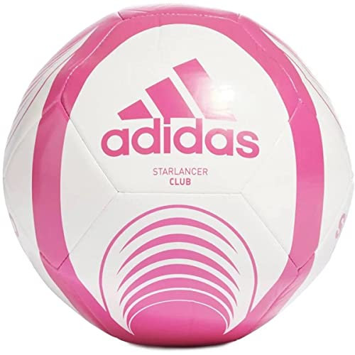 adidas Starlancer Club Ballon de football unisexe pour adulte, rose choc/blanc, 4