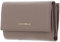 COCCINELLE Metallic Soft Wallet Grainy Leather Warm Taupe
