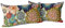 Snylcce 2er Set Frühlings Boho Kissenbezüge Dekokissen 30 x 50 Samt Soft Kissenbezug Böhmischer Retro Ethno Dekorative Kissenhülle Zierkissenbezüge für Sofa Schlafzimmer Wohnzimmer Zuhause Blüte 1